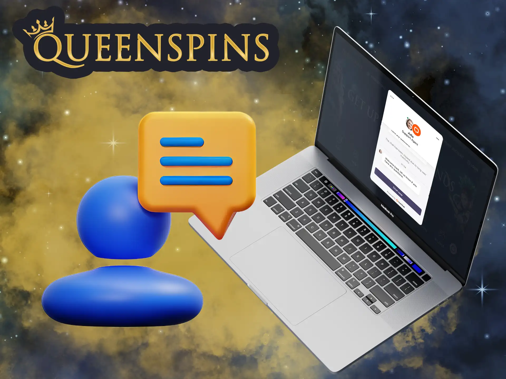 Find out how to contact QueenSpins Support to get answers to your questions.