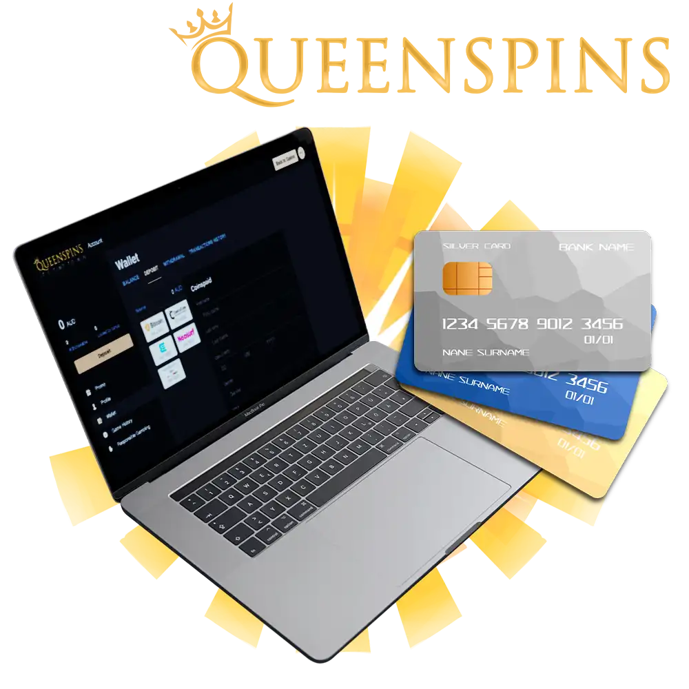 Players from Australia will find the most convenient deposit and withdrawal methods on the QueenSpins platform.