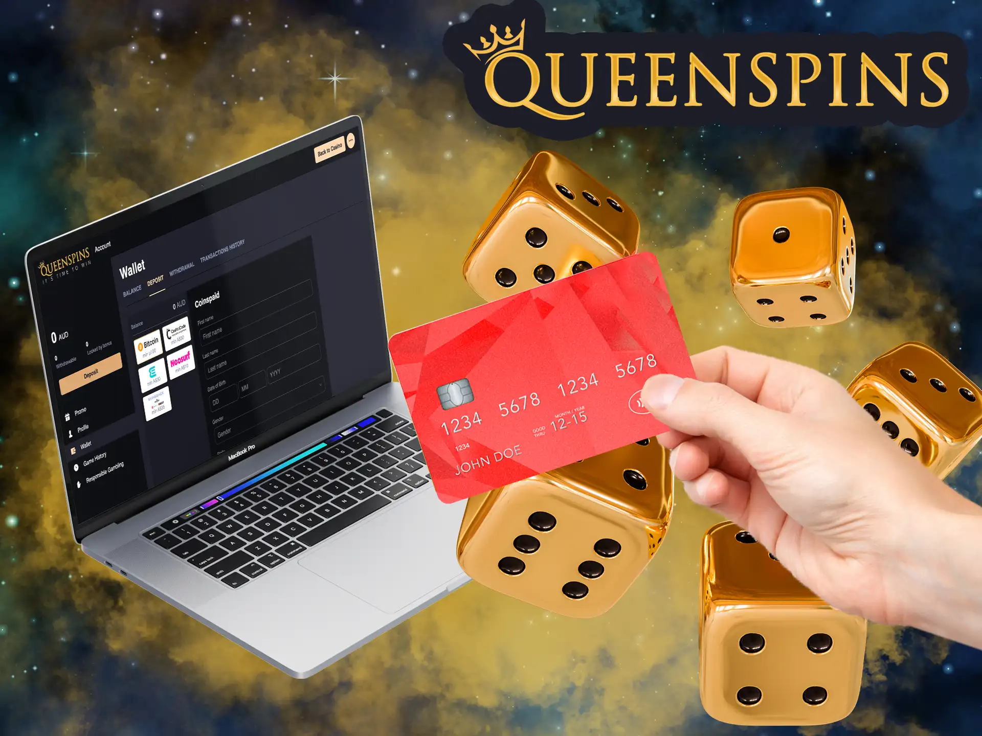 Get real prizes and money playing slots on the QueenSpins Casino app and website.